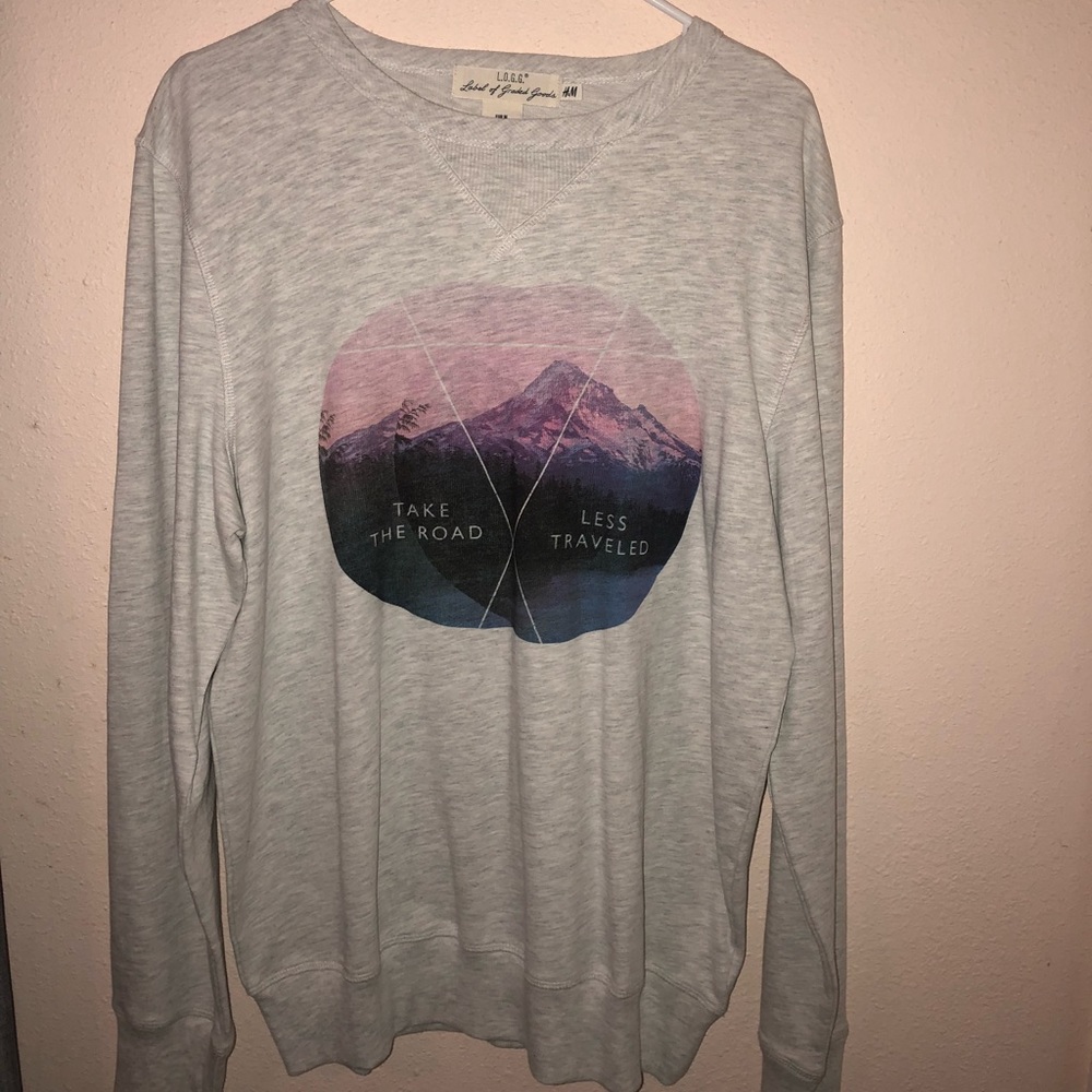 H&M MEN CREWNECK SWEATER MEDIUM